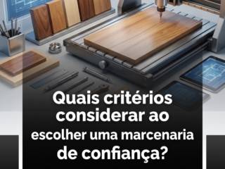 Quais critérios considerar ao escolher uma marcenaria de confiança?