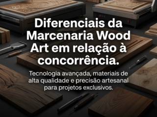 Diferenciais da Marcenaria Wood Art em relação à concorrência