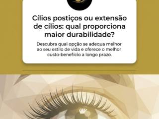 Cílios postiços ou extensão de cílios: qual proporciona maior durabilidade?