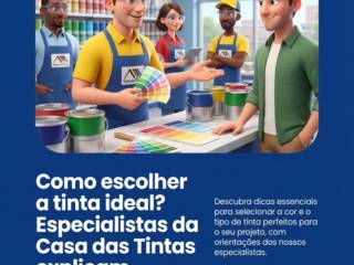 Como escolher a tinta ideal? Especialistas da Casa das Tintas explicam