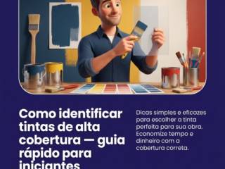 Como identificar tintas de alta cobertura — guia rápido para iniciantes