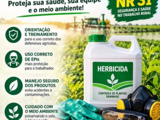 Defensivos agrícolas: cuidado com quem trabalha no campo