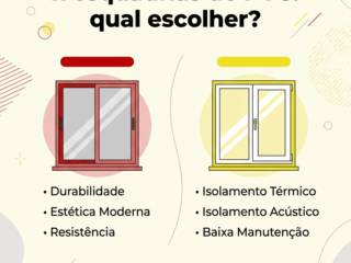 Esquadrias de alumínio x esquadrias de PVC: qual escolher?