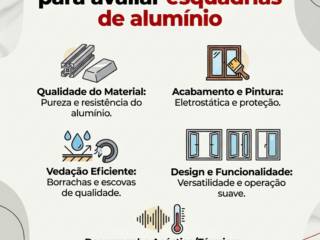 5 critérios essenciais para avaliar esquadrias de alumínio