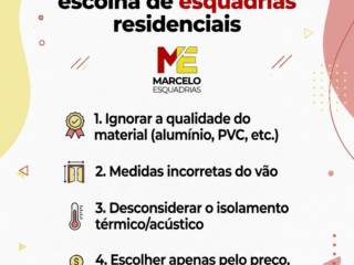 Evite erros comuns na escolha de esquadrias residenciais