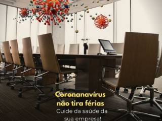 Coronavírus não tira férias