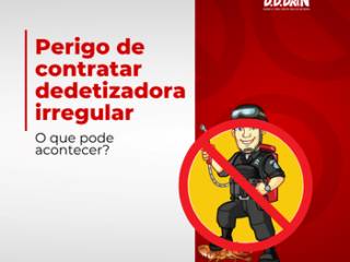Qual o perigo de contratar empresas não autorizadas para controle de pragas?