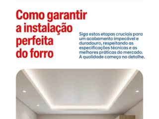 Como garantir a instalação perfeita do forro