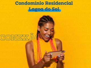 Conexão ativada no condomínio residencial Lagoa do Sol