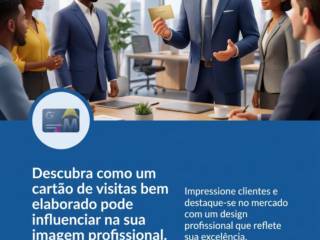 Descubra como um cartão de visitas bem elaborado pode influenciar na sua imagem profissional