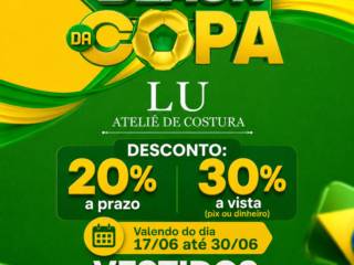 Black da Copa no Lu Ateliê Noivas e Festas!