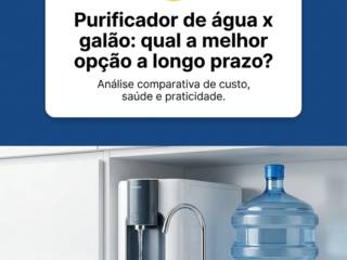 Purificador de água x galão: qual a melhor opção a longo prazo?