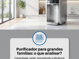 - Purificador para grandes famílias: o que analisar?
