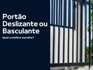 PORTÃO BASCULANTE OU PORTÃO DESLIZANTE: QUAL FICARÁ MELHOR NA SUA GARAGEM