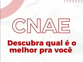 CNAE Descubra qual é o melhor pra você