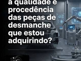 Como garantir a qualidade e procedência das peças de desmanche que estou adquirindo?