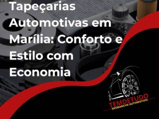 Tapeçarias Automotivas em Marília: Conforto e Estilo com Economia