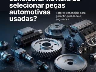 Quais critérios considerar na hora de selecionar peças automotivas usadas?