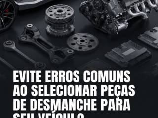Evite erros comuns ao selecionar peças de desmanche para seu veículo.