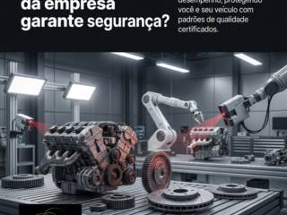 Como a inspeção de peças usadas da empresa garante segurança?