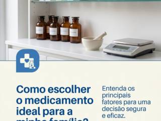 Como escolher o medicamento ideal para a minha família?