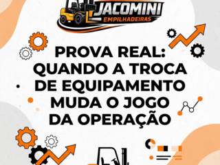 Prova real: quando a troca de equipamento muda o jogo da operação