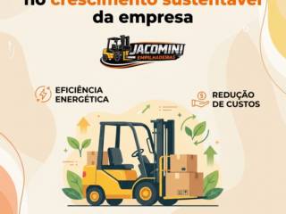 O papel da empilhadeira no crescimento sustentável da empresa