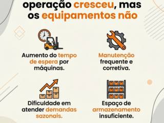 Sinais de que sua operação cresceu, mas os equipamentos não