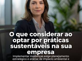 O que considerar ao optar por práticas sustentáveis na sua empresa