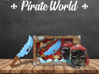 Hallowen na Pilão Shop Kit Pirata World.