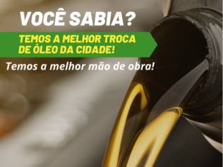 Troca de Óleo no Capricho é no Posto São Matheus!