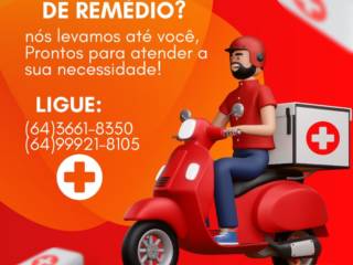 Está precisando de remédio? Nós levamos até você!
