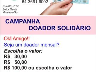 Seja um doador da AVCC Mineiros