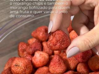 Morango crocante? Sim, e ele é liofilizado, você já provou essa novidade?