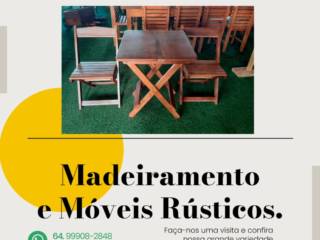 Conheça os nossos materiais de madeiramento e nossos móveis rústicos!