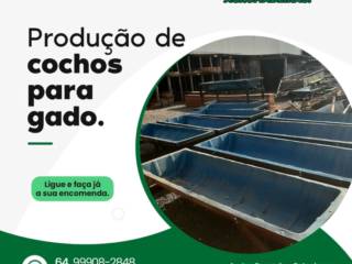 Garanta os melhores cochos para o seu gado conosco!