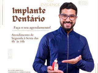 Quer saber mais sobre Implante Dentário? Agende sua avaliação na Evidence em Mineiros