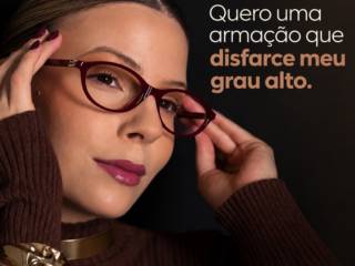 Como Escolher uma Armação que Disfarça o Grau Alto dos Óculos?
