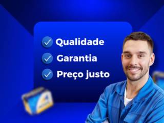 Qualidade, garantia e preço justo