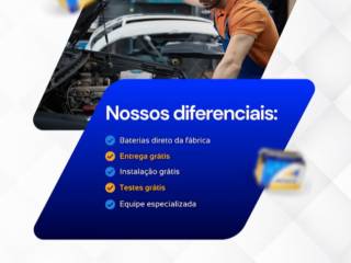 Qualidade, Preço Justo e Atendimento Especializado em Baterias