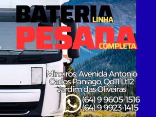 Na Baterauto Baterias em Mineiros você encontra a bateria certa para toda a linha pesada! 