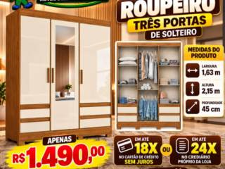 Mais Organização e Estilo para Seu Quarto: Guarda-Roupas no Banana Móveis em Mineiros