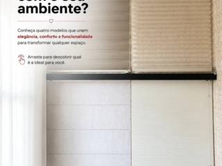 A cortina ideal não apenas veste a janela: ela transforma a maneira como você aproveita cada ambiente