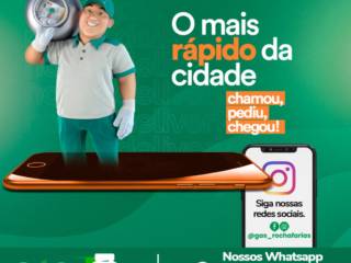 Chamou, pediu, chegou! Peça já no Gás Rocha Farias em Mineiros!