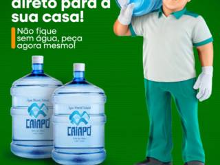 Água mineral sempre fresquinha, direto pra sua casa! 