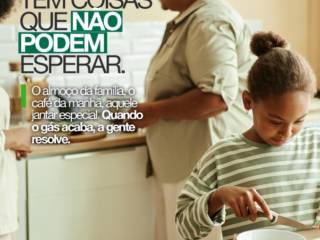 A praticidade que o Gás Rocha Farias te oferece. Gás acabou? Ligou, chegou!