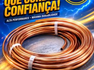 Tubos de cobre que conduzem confiança e durabilidade