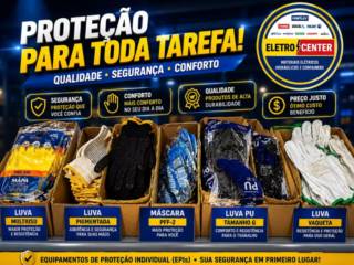 Proteção que faz a diferença: os melhores EPIs estão aqui na Eletro Center