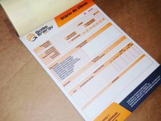 Eficiência e Estilo: Bloco de Notas Empresarial na Gráfica Globo em Mineiros