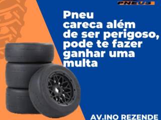 Pneu careca pode te causar multa e ainda colocar sua vida em risco! Venha para a Marquinho JC Pneus em Mineiros e garanta seus pneus novos!